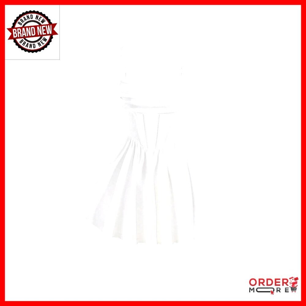 Ruched Corset Dress Spaghetti Strap Fit Flare Skater Mini Cami Elegant Chic